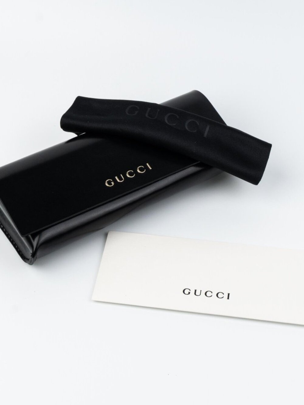 Gucci Men Eyeglasses Black Grey Square GG2071OL 001 NEW AUTHENTIC - Picture 9 of 10